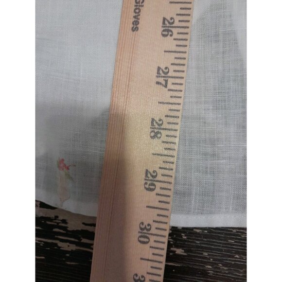 Vintage Chicos No Iron Linen Cocktail Hour Vacation Size 8/10 Button-Down Shirt - Picture 5 of 7